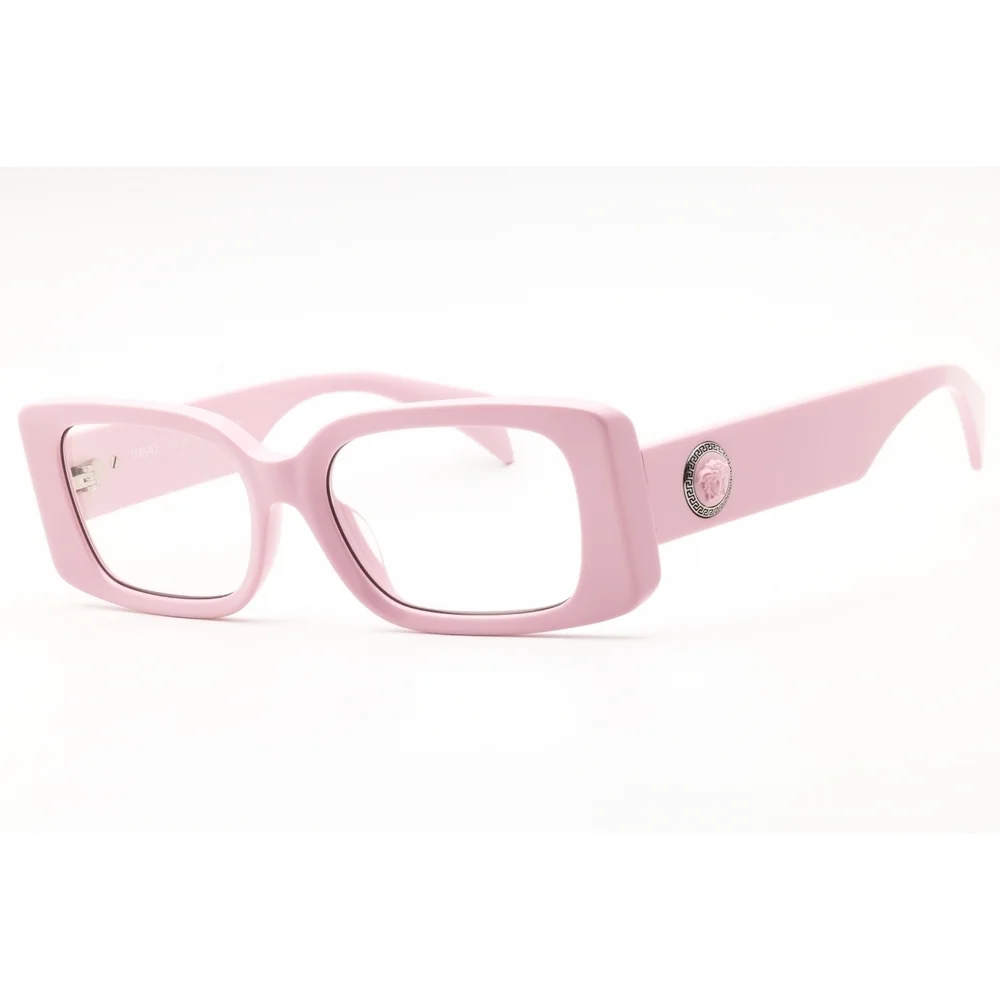 NWT Versace VE3362U Pink Rectangle 53mm Eyeglasses